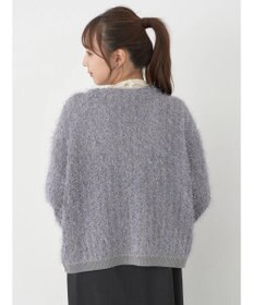 earth music&ecology ふさふさショートカーディガン