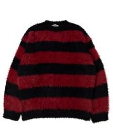 WEGO 【ユニセックスITEM着用】フェザーボーダープルオーバー