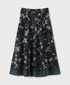 GRACE CONTINENTAL プリントタックフレアスカート