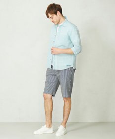 JOSEPH ABBOUD MOUNTAIN 【SPACE／UNISEX】ストライプイージーショートパンツ