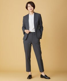 J.PRESS LADIES S 【吸水速乾】プレーティングジャージー フリル衿 カットソー