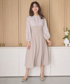 Feroux 【尾﨑真衣さんコラボ商品】コルセットデザイン 綺麗シルエットワンピース