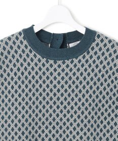 J.PRESS YORK STREET 【WOMEN】ANTI PILLING WOOL ジャガードニットベスト