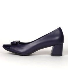 Dominic3 グログランリボン スクエアトゥパンプス