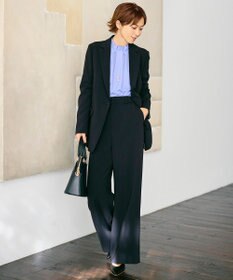 自由区 S 【カタログ掲載】トリアセダブルクロスワイドストレート パンツ