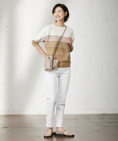 J.PRESS LADIES 【洗える】 ガータードルマンWG ニット