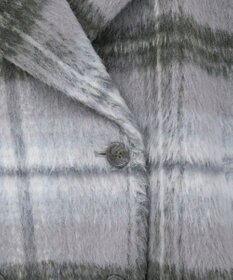 earth music&ecology チェックシャギーコート