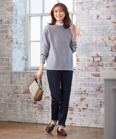 J.PRESS LADIES L 【驚異の伸縮性】10oz Stretch Denim ストレートデニムパンツ