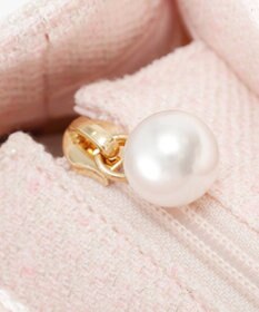 Maison de FLEUR ツイードキャリーオントートバッグ