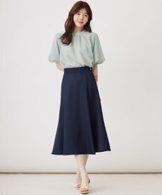 ANY SIS 【速乾・接触冷感】スムージーポリエステル フレアスカート