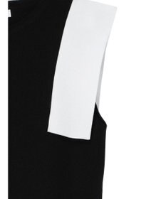 Green Parks ミラノリブノースリーブニットプルオーバー