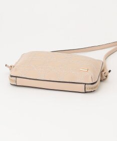 LA BAGAGERIE 【レザー×ステッチ】スクエアマルチポシェット