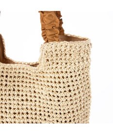 UNBILLION カシュカシュ cachecache / フリルハンドルクロッシェトート