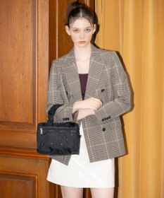 LeSportsac GH EVERYDAY SM SATCHEL /ビジューブラックグレー