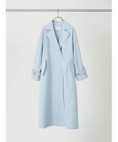 earth music&ecology 着流しロングトレンチ