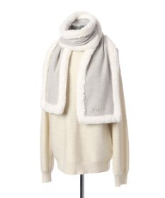 MOONBAT 【WEB限定】FURLA ファートリミングウールマフラー