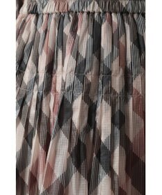 DAKS ハウスチェック シアー リップル スカート