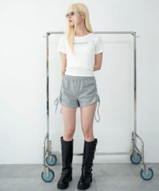 WEGO グラフィックリブT