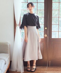 earth music&ecology フリル７分袖ブラウス