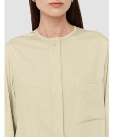 JOSEPH ソフトビスコーステーラリング　ノーカラーシャツ