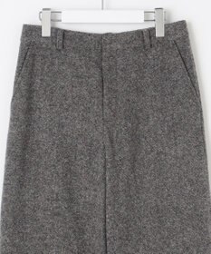 J.PRESS LADIES シルクネップ ツイード セミワイド パンツ