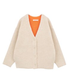 AMERICAN HOLIC ＶネックＷフェイスニットカーディガン