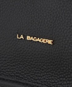 LA BAGAGERIE スクエアレザーミニショルダーバッグ