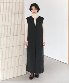 #Newans 【洗濯機可】キーネックジャンパースカート