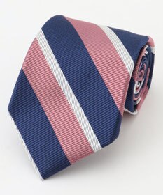 J.PRESS MEN 【STRUCTURE MIX COLLECTION】レジメンタル  ネクタイ ピンク系2