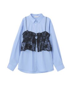 Green Parks ＳＥＴ２点シャツ＋レースビスチェ