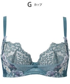WACOAL ブラジャー 【リボンブラ 脇すっきり】 脇高設計 着やせシルエット 動いても谷間キープ Gカップまで対応 大きいサイズ レディース BXB443 /ワコール