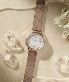 CITIZEN 【ソーラーテック】wicca メッシュベルト　KP5-166-13 少し大きめが可愛い30㎜サイズ。プレゼント 就活 学生 ビジネス シンプル