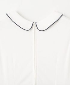 組曲 KIDS 【150-160㎝】フラワーパネルボーダー ワンピース