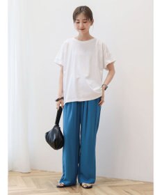 AMERICAN HOLIC 接触冷感袖タックカットプルオーバー