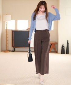 ANY SIS リブショートレングス カーディガン