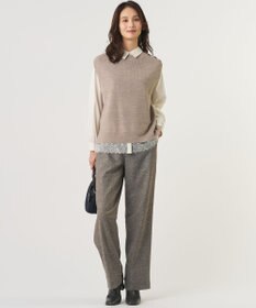J.PRESS LADIES 【レイヤードスタイルに】T/C Light タフタ シャツ ブラウス