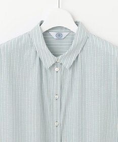 J.PRESS LADIES 【洗える】BEZ空羽ストライプ シャツカラー ブラウス