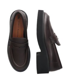 INTER-CHAUSSURES 【FABIO RUSCONI】ラウンドトウ厚底ローファー