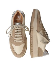 INTER-CHAUSSURES 【QUSHELI】異素材コンビレースアップスニーカー