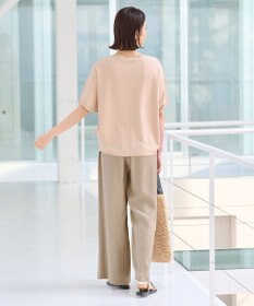 自由区 【好評につき新色追加・9色展開・洗える・XSサイズあり】クレープストレッチドルマン ニット