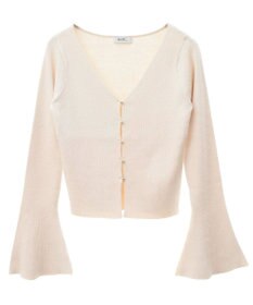 earth music&ecology リブニットカーディガン