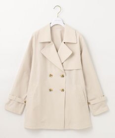 ANY SIS 【洗える】ライトプルーフハーフ トレンチ コート