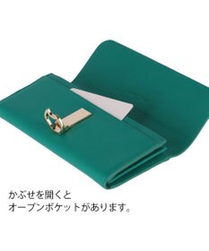 tsumori chisato CARRY ネコおこし 長財布 かぶせタイプ