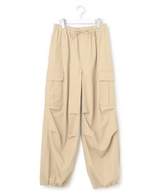 23区 L 【SLOW/一部店舗限定】ハイカウントギャバ パラシュート カーゴパンツ
