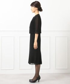 自由区 FORMAL 【人気NO.1 / 洗える】ボレロ風ワンピース