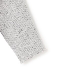 ICB ライトブッチャーツイード ノーカラージャケット