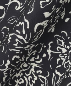 23区 【洗える】アンティークフラワープリント ワイド パンツ