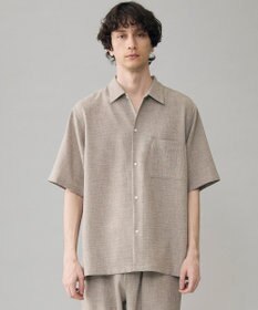 UNFILO MENS リネンライク シャツ