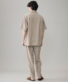 UNFILO MENS リネンライク シャツ