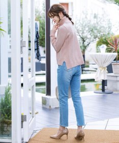 Tiaclasse L 【洗える】もっちり柔らかいリブタートルプルオーバーニット